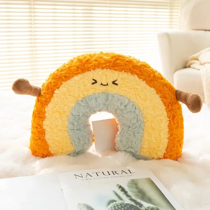 Coussin en peluche arc-en-ciel, mignon, nuage, soleil, lune, étoile, jouet en peluche, décoration de chambre à coucher, poupée, coussin de canapé, 45cm — image 10
