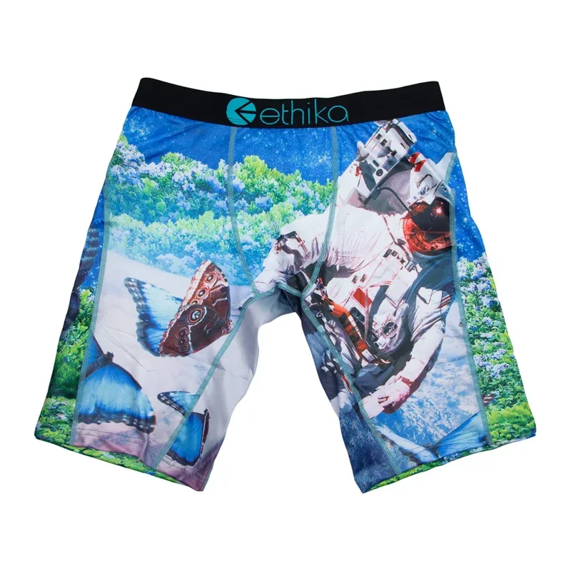 1 pièces sous-vêtements pour hommes boxeurs respirant maille entrejambe homme caleçon grande taille L-3XL hommes culottes imprimé boxeurs hommes slips