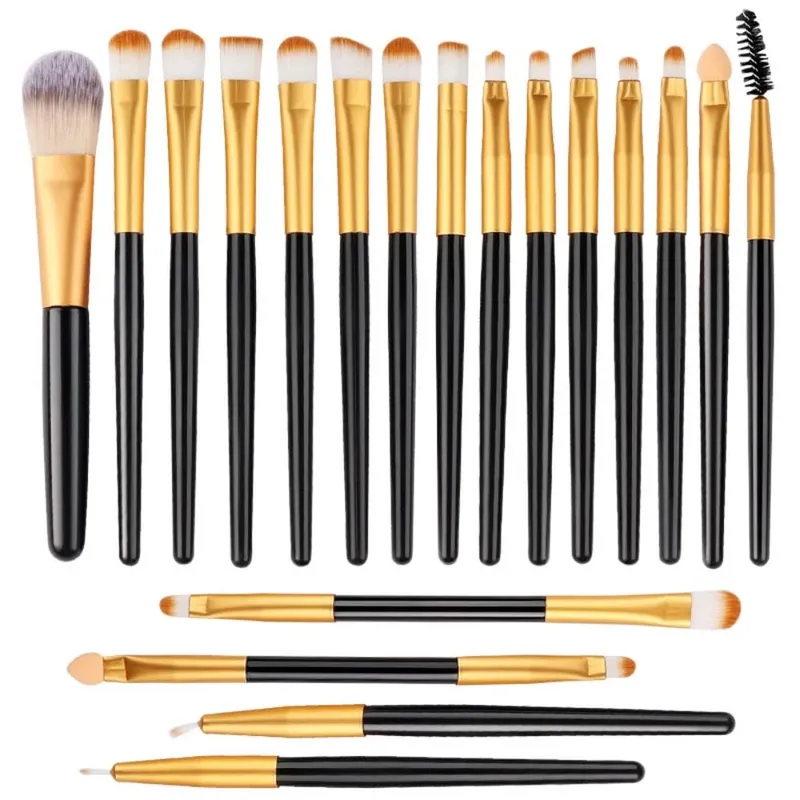 20PCS Detail Make-Up Pinsel Kit Weiche Borsten Concealer Eyeliner Pinsel Lidschatten Shader Pinsel Gesichts Kosmetische Schönheit Werkzeuge — image 17