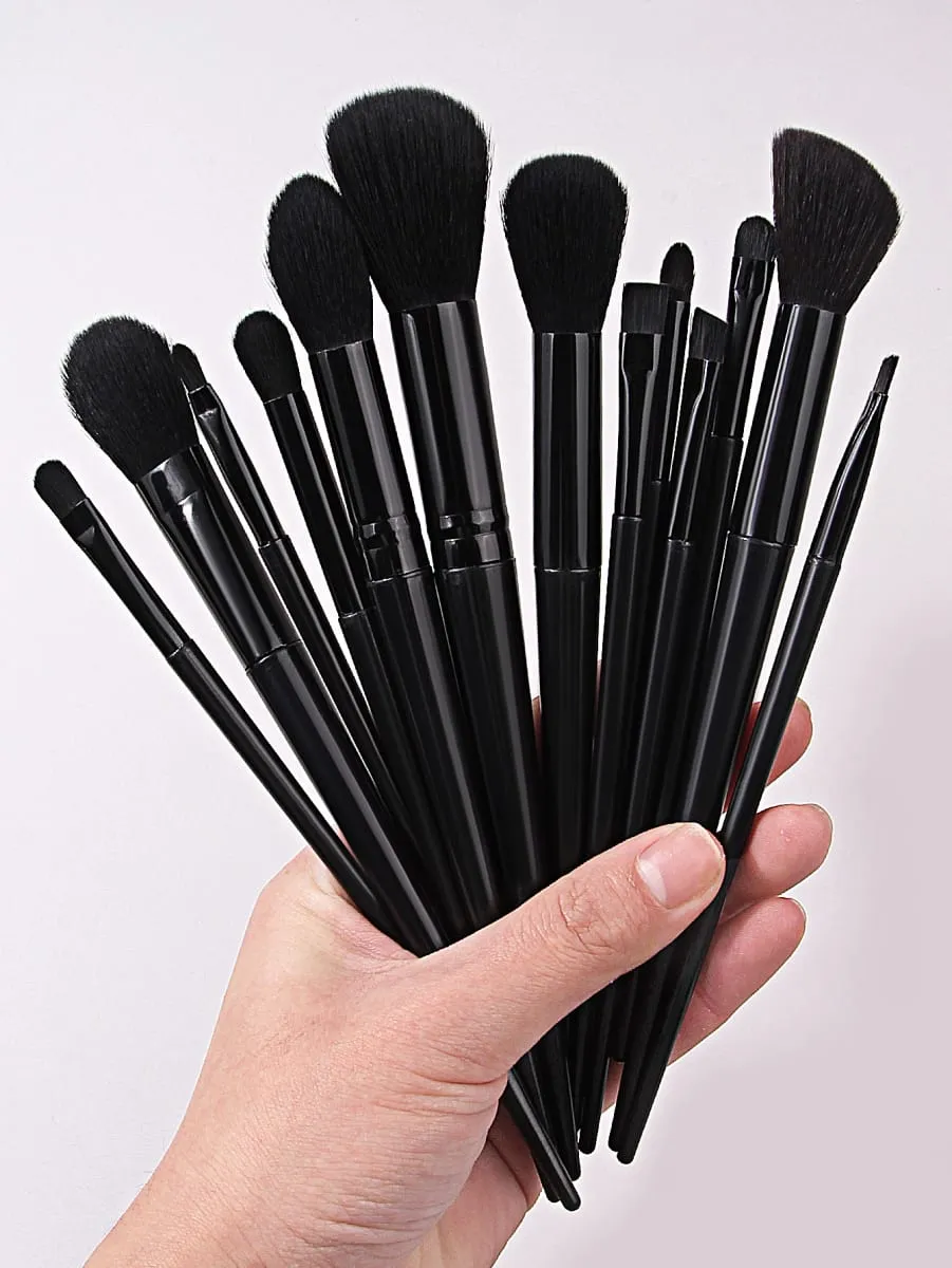 14-teiliges Make-up-Pinsel-Set mit Make-up-Pinseltasche, Kosmetikpinsel und modischer Make-up-Pinseltasche — image 3