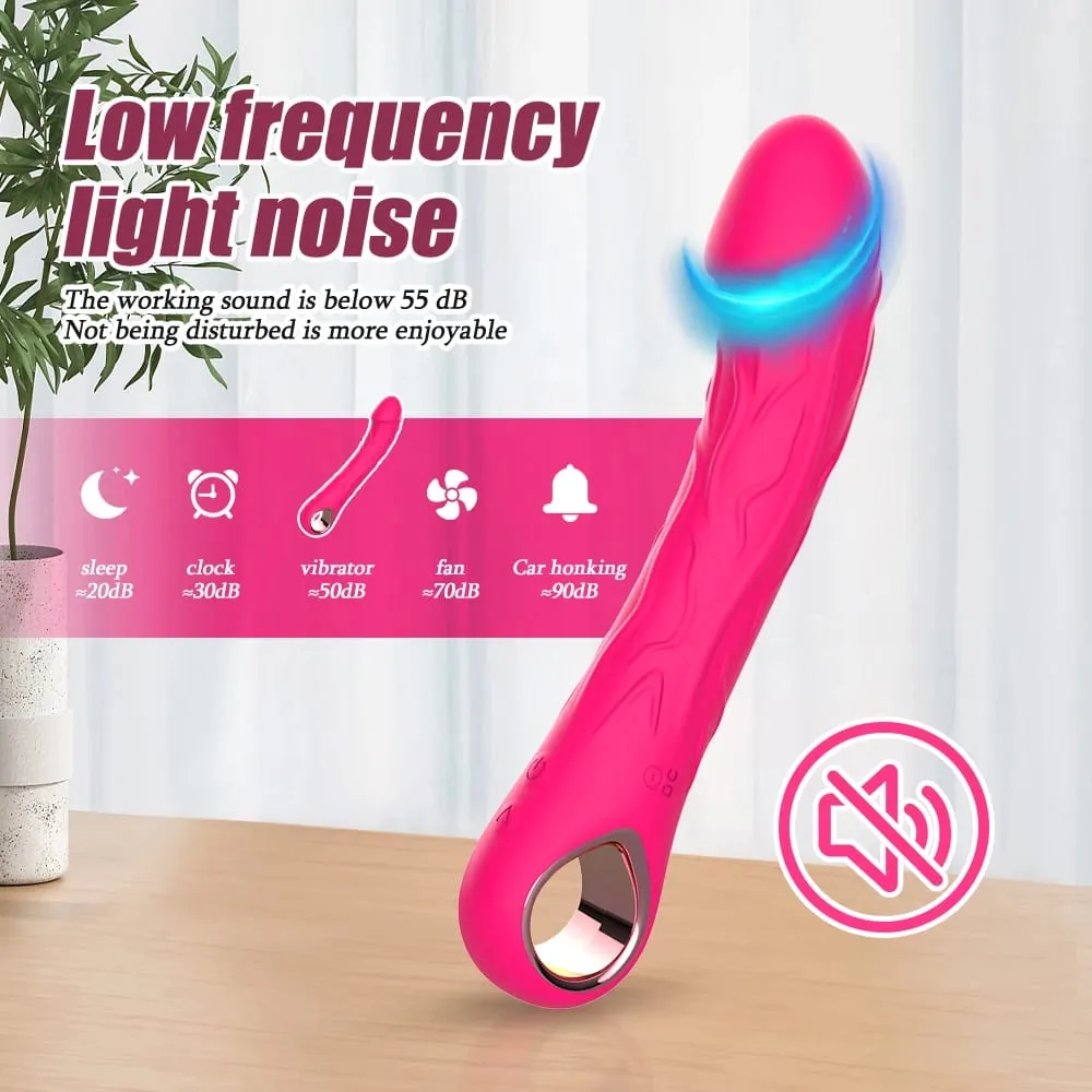 Stimolatore del clitoride del punto G delle donne del vibratore del pene Potente massaggiatore di vibrazione Bacchetta stimolatore del clitoride Giocattoli adulti del sesso Masturbatore — image 6
