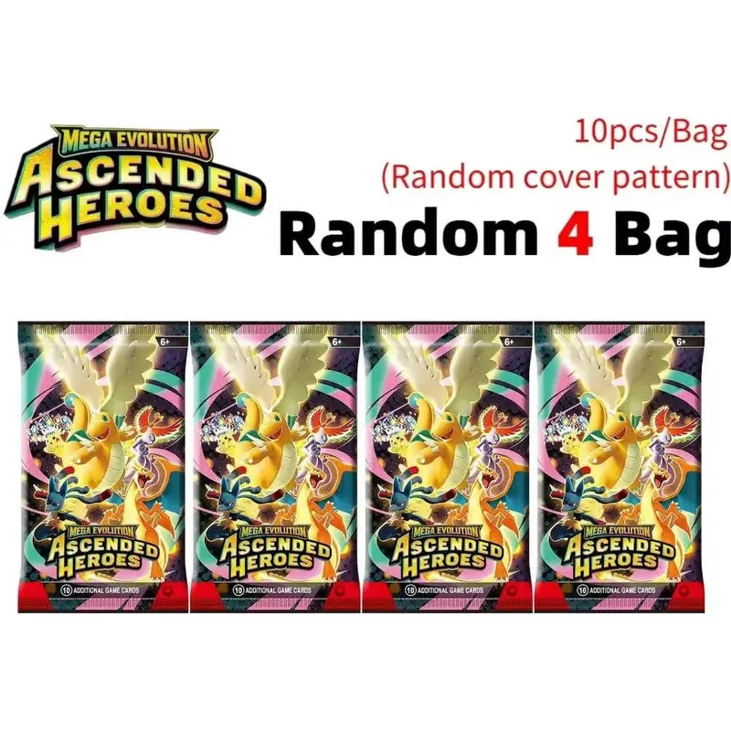 fun 40 Pieces Pokemon Card Pack 4 Sets Sun Moon Violet 151 English Trading Cards Collectible Toys Halloween Gift Fantasy Sci Fi — image 9