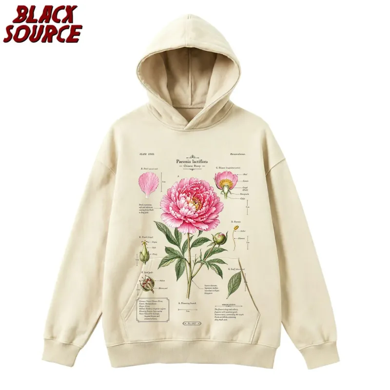 T412 American Rose Letter Print Hoodie, Men's Casual Pullover Sweatshirt, Breathable Urban Streetwear, Trendy Daily Wear — image 18