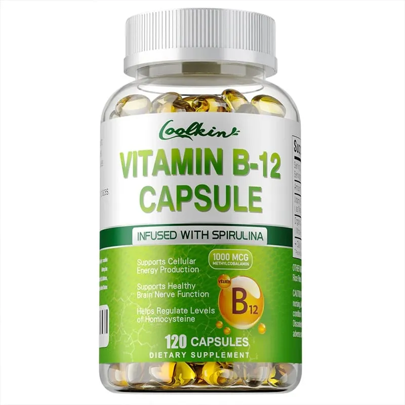 Vitamin B12 Kapsler - Methylcobalamin Supplement for Mind Energy Brain Mood Heart Support — image 9