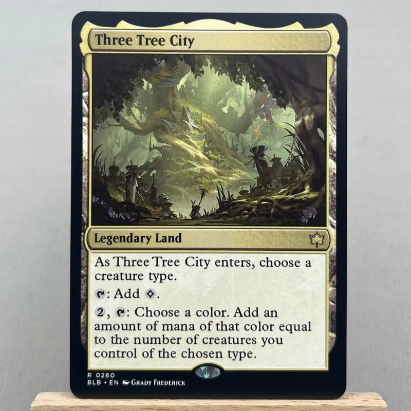 BLB BLC MH3 OTP HOLO7-Ⅰ02 Carte TCG Proxys Three Tree City Ygra Eater of All Maha the Its Feathers Night