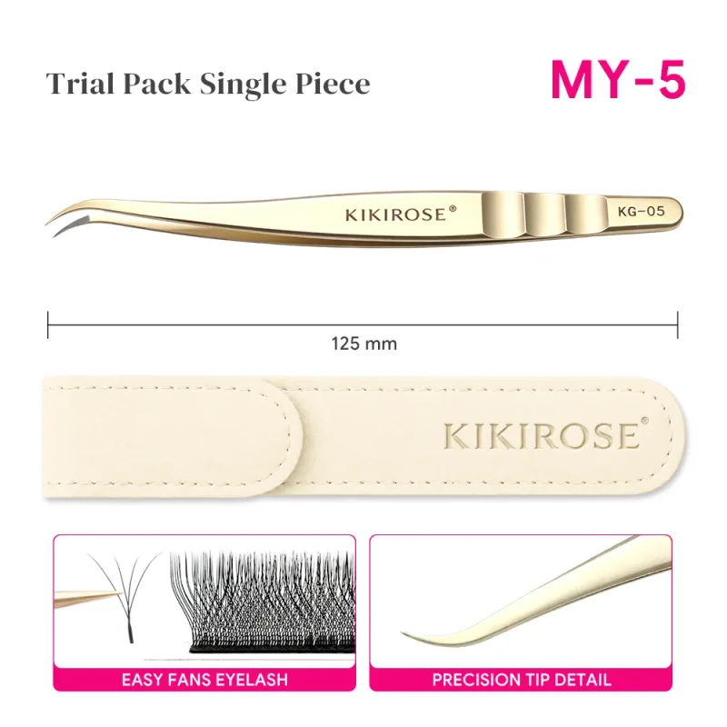 Applicateur de cils de précision, pincettes pour extensions de cils, cluster de faux-cils, outil de maquillage de Salon en acier inoxydable — image 8