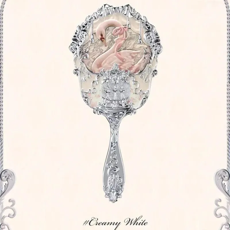 Flower Knows Mirror Moonlight Mermaid THE SWEETIE BEAR Collection Handheld Mirror Limited White Blue Pink Fairy Mirrors — image 29