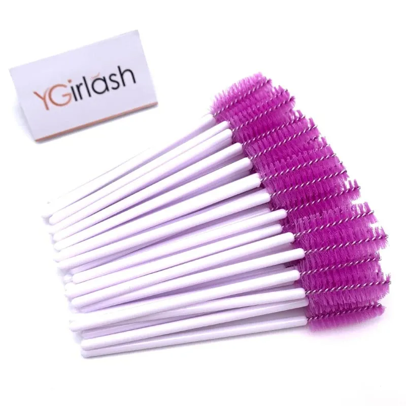 YGirlash 50Pcs Lash Swans Aplikator Bulu Mata Kristal Pemegang Berlian Pakai Nilon Tongkat Maskara Berus Alat Kosmetik — image 28