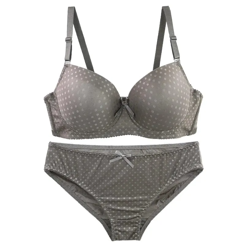 DaiNaFang Set di Reggiseno a Coppa BCD per Donna in Pizzo Modellante Coppa a Stampo Sottile 3 File Gancio Indietro Anti Ascella Grasso Push Up Lingerie — image 3