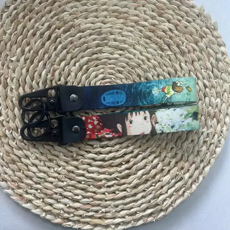 Portachiavi con becco d'aquila Figure anime Cordini corti utilizzati nel porta badge con corda telefonica Cordino portatile con pendente USB — image 5