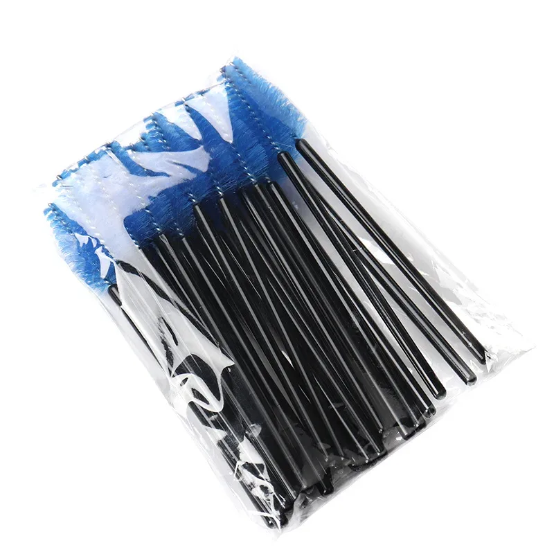 50 st Ögonfransar Ögonbrynsborste Vattendroppsform Nylon Material Fransar Makeup Borstar Ögonfransförlängning Skönhetsverktyg Mascara Wand — image 11