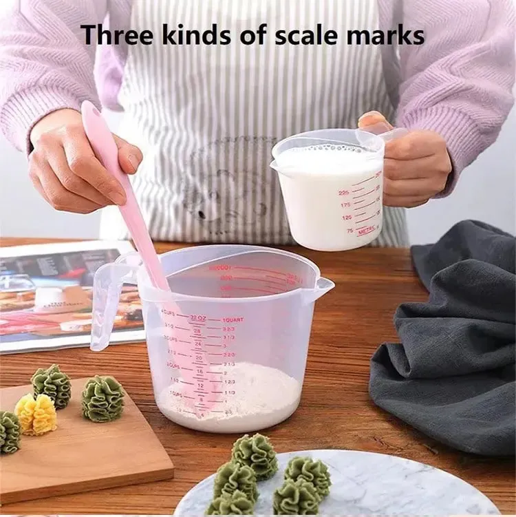 250/500/1000ML Easuring ถ้วยวัดถ้วยและช้อนเหยือกพลาสติก Digital KITCHEN Scale เบเกอรี่เครื่องมืออุปกรณ์จับเวลา — image 9