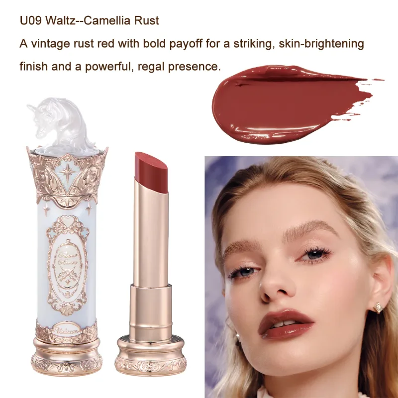 Flower Knows Knight Unicorn Set trucco Ombretto Blush Rossetto Cipria in polvere Kit di bellezza Fantasy Princess a lunga durata Cosmetici — image 14