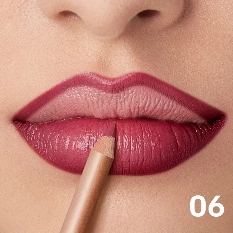 Matte Lip Liner Pencil Nude Long-Lasting Waterproof Smudge-Proof Precise Outline Smooth Creamy Formula — image 21
