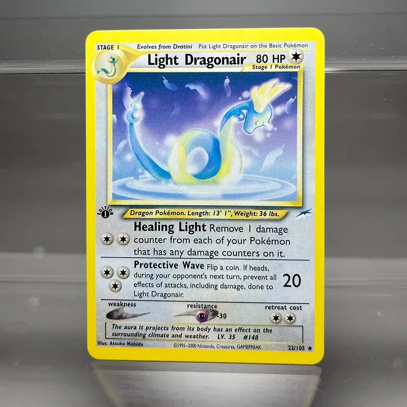 PKM 單卡第一版 1996 年雷丘噴火龍 PTCG 箔卡遊戲收藏 PKM 代理卡 — image 30