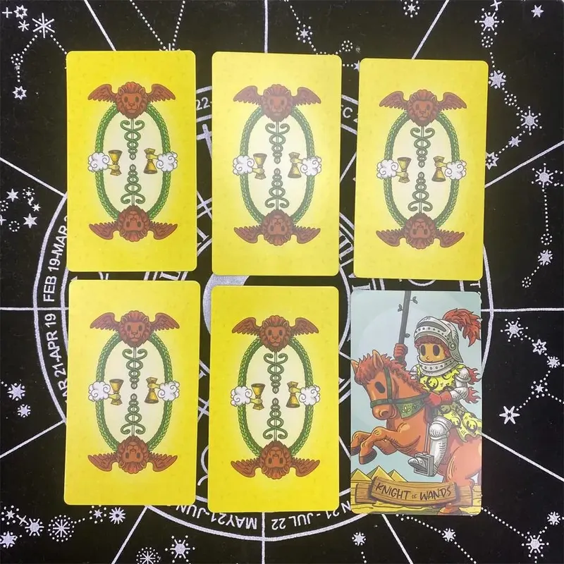 Smithtiny Tarocchi Giochi da tavolo per divinazione Uso personale Mazzo di tarocchi Versione inglese completa — image 2