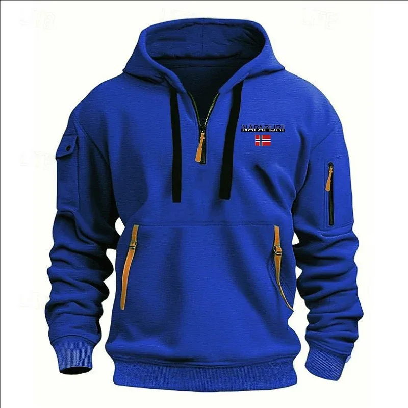 Men's and Women's Printed Hooded Sweatshirts Loose Pullover Black Camel Fashionable Spring and Autumn Hoodies for Men and Women — image 11