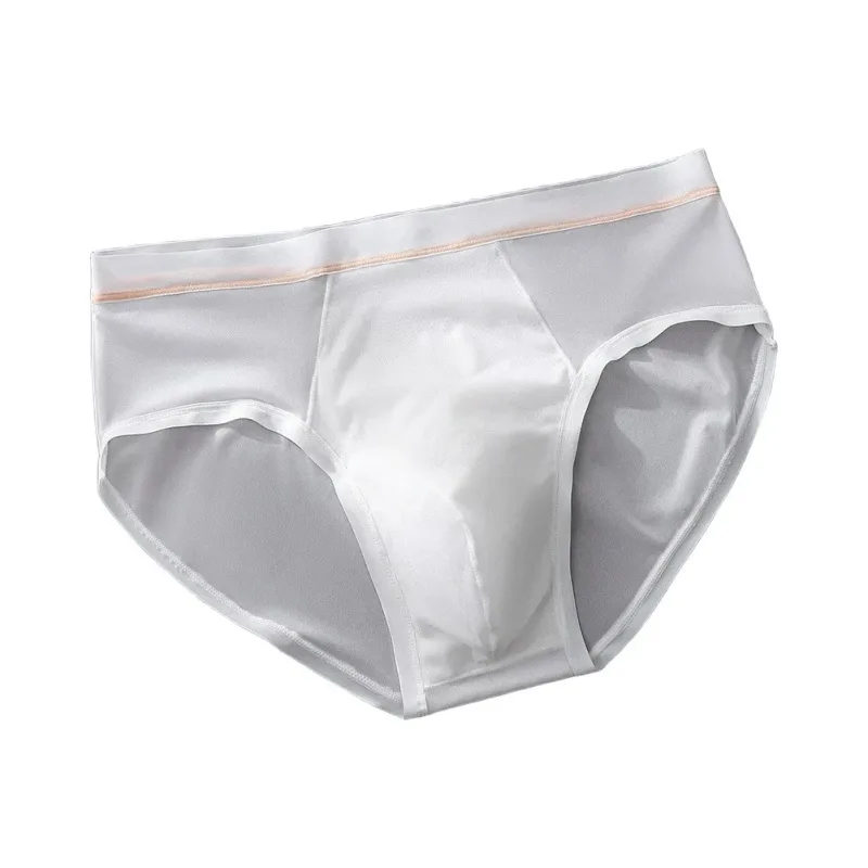 Nam Liền Mạch Ice Silk Quần Đùi Quần Lót Phồng Túi Chắc Chắn Thoáng Khí Quần Lót Gợi Cảm U Lồi Túi Quần Lót Quần Lót — image 18