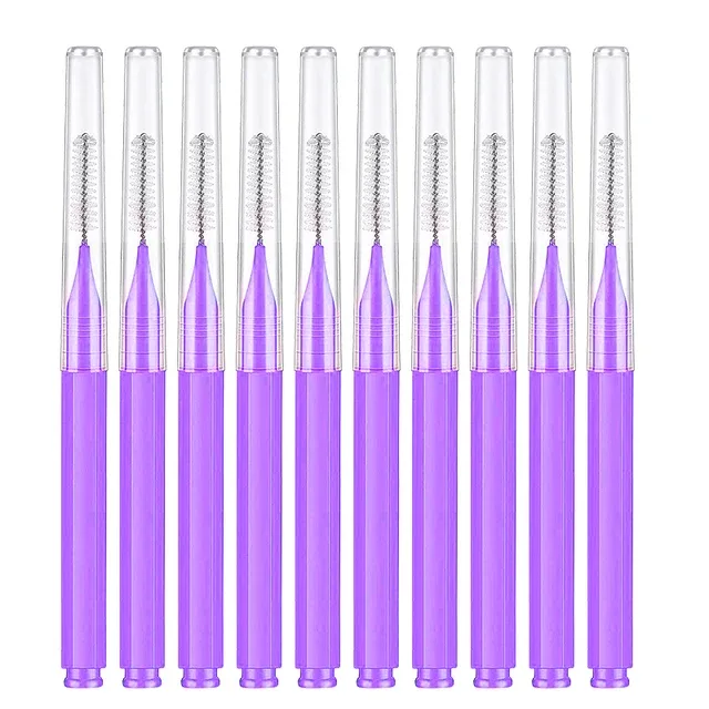 10/20 Pcs Spazzole per sopracciglia Mini Brow Lifting Brush Usa e getta Trucco Strumento per ciglia Dente Pennello interdentale Forniture per estensione ciglia — image 10