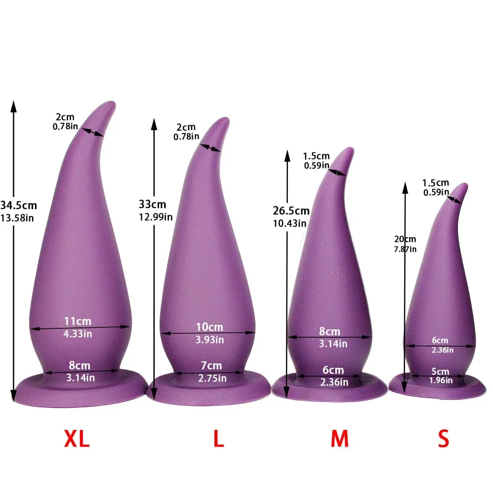 6/8/10/11cm Super Tebal Dubur Buttplug Ekstra Panjang Dubur Plug Fisting Dildo Penembusan Dubur Mainan Seks untuk Wanita Lelaki Urut Prostat — image 3