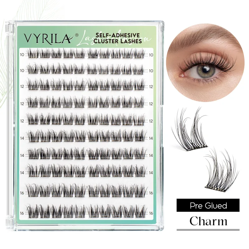Samolepící řasy Bez nutnosti lepidla Řasy 10‑16 mm Předlepené řasy D Curl Soft Natural Press on Lashes — image 8