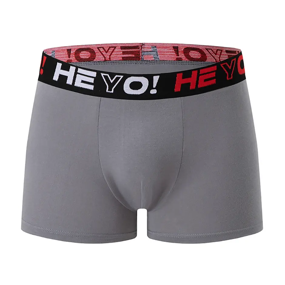 4 Piece Set Of Men's Cotton Comfortable Soft And Versatile Underwear Plus Size Casual Boxer Shorts Sports Cycling Base Shorts — image 1