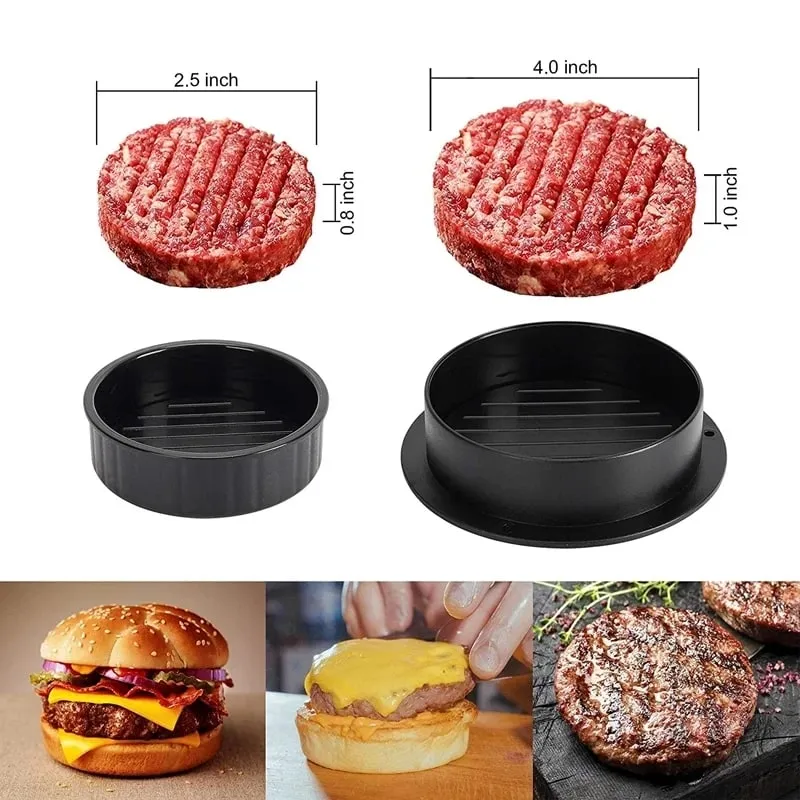 Pressa manuale per hamburger, pressa per carne, stampo per palline di riso, griglia rotonda per manzo, pressa per hamburger, dispositivo per la creazione di polpette, accessori da cucina — image 6