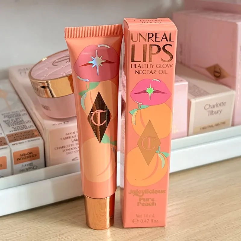 Charlotte dernier brillant à lèvres dodu hydraté Tilbury met en évidence le fond de teint liquide correcteur deux couleurs battement de coeur Blush maquillage — image 14