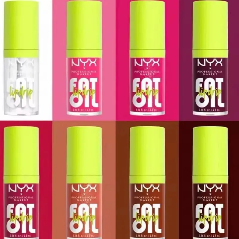 NYX Fat Oil Lip Drip Lip Gloss Melembapkan Bibir Secara mendalam Tidak Melekit Lip Gloss Seksi Lip Gloss Mekap Gincu Fesyen Korea — image 6