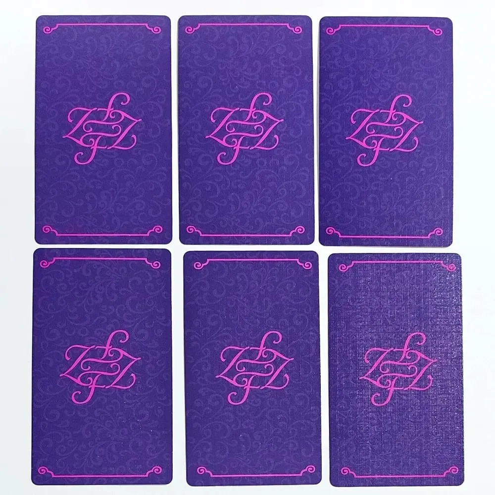 Dvojitý reliéf Zerner-Farber Tarot Deck 10,5*6cm 78 ks Koláž Art Tarotové karty Nástroj pro duchovní věštění v pevné krabičce — image 4