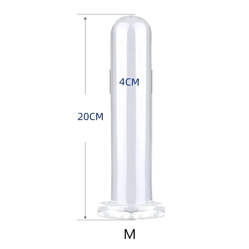 24.5 cm Uzun Şeffaf Jöle Pürüzsüz Yüzey Strapon Anal Yapay Penis Düz ButtPlug TPE Yapay Penis Anal Plug Samimi Seks çiftler için oyuncaklar — image 10