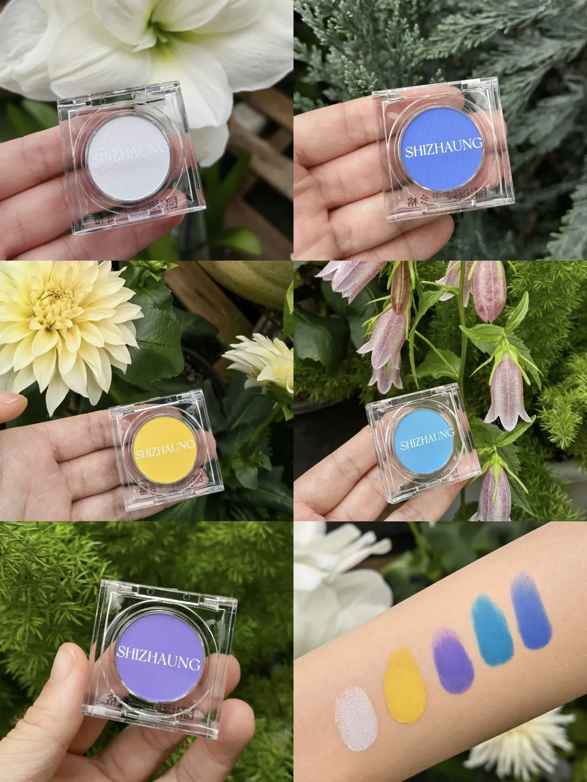 Chamäleon-Lidschatten-Puder, einfarbig, matt, schimmernd, metallischer Glitzer, Gothic, Hochglanz, hohe Farben, feines, blitzdauerndes Augen-Make-up — image 5