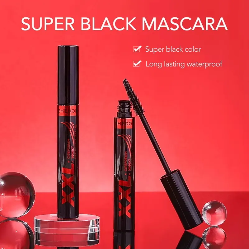 3D Mascara Waterproof Extra Volume Long -lasting Hyper-Curl Lengthening Eyelash Non-smudging Eyelashes Black Mascara Makeup — image 2