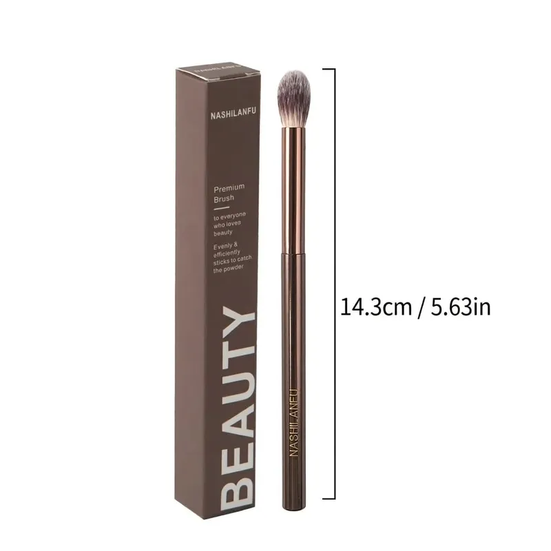 Serie de brochas de maquillaje, base en polvo, corrector, colorete, contorno, sombra de ojos, delineador de ojos, punteado, resaltador, cepillo para esculpir — image 10