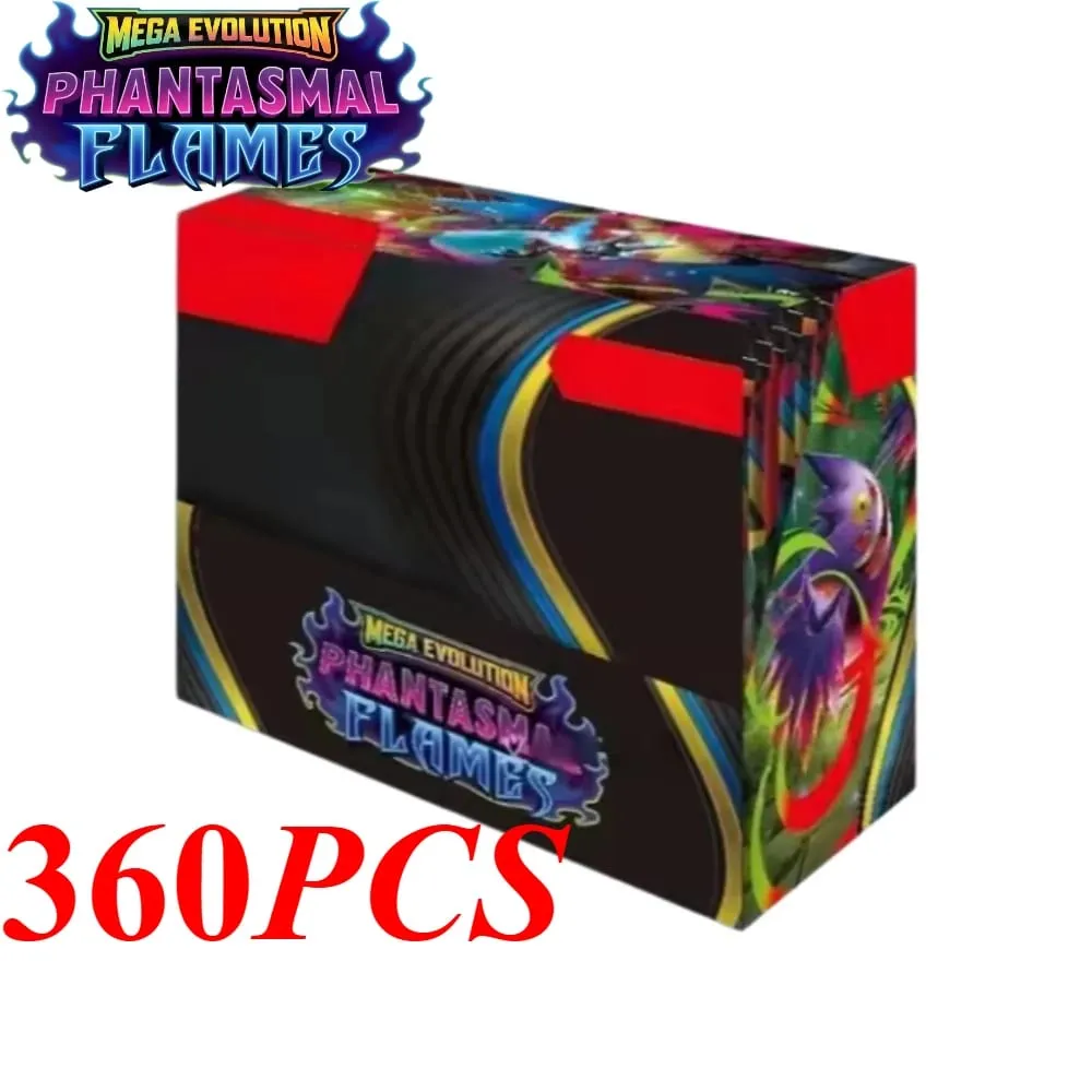 Pokémon TCG Mega Evolución - Pitch Black Booster Display Box Phantasmal Flames Booster Box Colección de juegos de cartas coleccionables Inglés