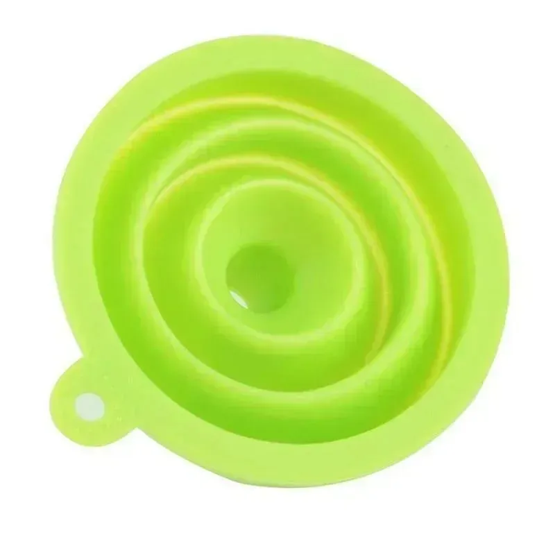 Mini Silicone Gel Foldable Collapsible Style Funnel Hopper Tool sa Kusina