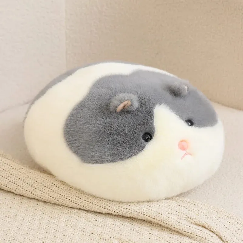 Oreiller en peluche Animal pelucheux de 40cm, Hamster, lapin, vache, cochon, décompression, coussin de canapé, accessoire de photographie, cadeau de vacances — image 9