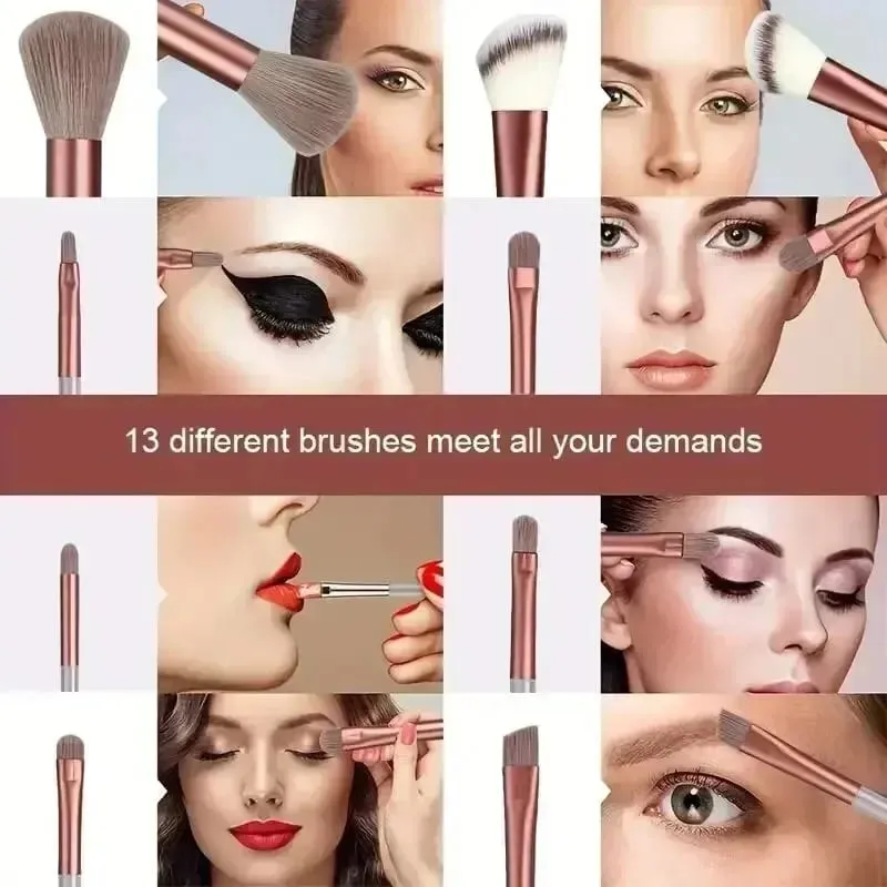 Professional Makeup Brush Set - Soft Fluffy Cosmetic Brushes for Foundation Powder Eyeshadow & Blending Beauty Tools — image 4