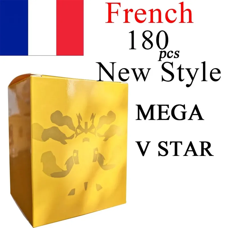Cartes Pokemon VMAX V EX GX MEGA Version française, Collection de cartes, entraîneur de combat, jouets de noël pour enfants, cadeau — image 18