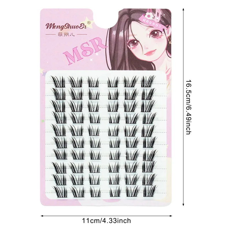 Sztuczne rzęsy C Curl naturalne i delikatne rzęsy Manga samoprzylepne rzęsy idealne dla dziewczynek wieczorowe narzędzia do makijażu oczu — image 20