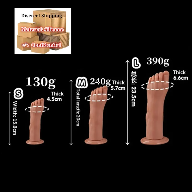 Styl nohou Anální kolík Velký silikonový zadek Hluboká masturbátor Dildo Dildo Stimulátor Anální Dildo Sexuální hračka pro dospělé pro ženy 성인용품 — image 15