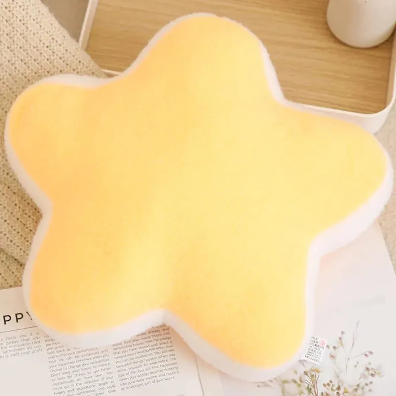 Doce cor arco-íris nuvem estrela lua travesseiro de pelúcia recheado macio flor brinquedo lance travesseiro almofada casa sofá decoração presente para amigo — image 19