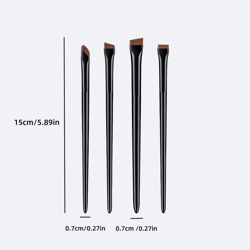 1-14 pezzi Pennelli per trucco Set di strumenti Kit di strumenti per pennelli per ombretto Eyeliner Pennelli per cosmetici Maquiagem Morbidi per la pelle — image 28