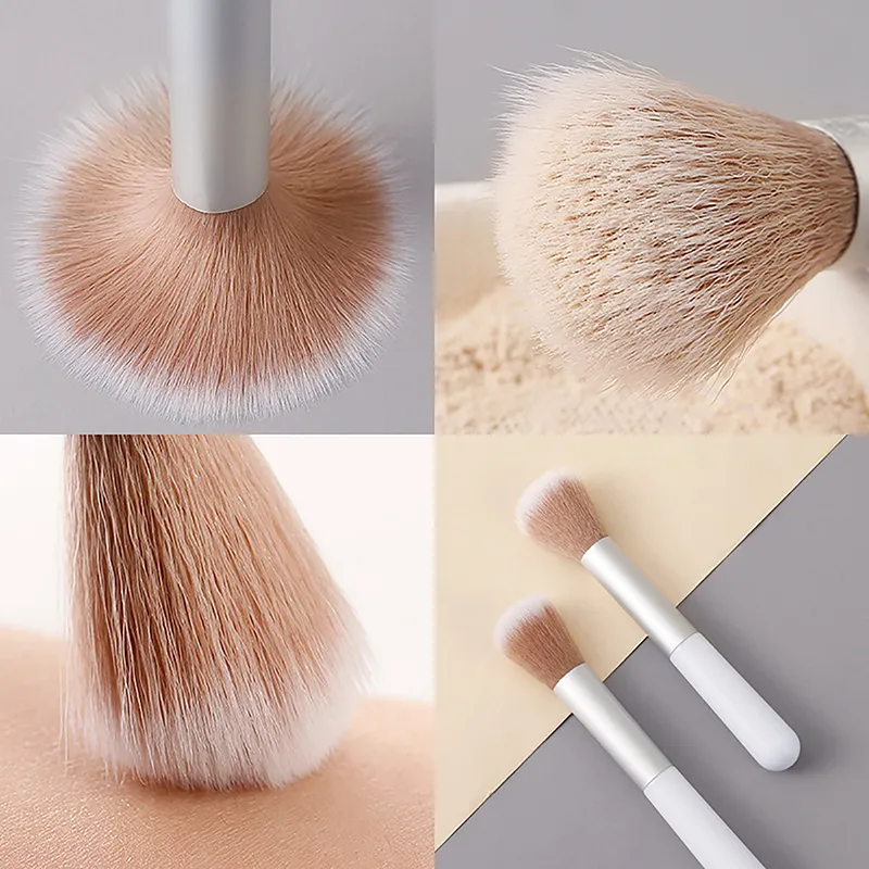 1Pcs Runde Griff Multifunktionale Make-Up Pinsel Mädchen Professionelle Powder Foundation Rouge Pinsel Kosmetische Zubehör — image 4