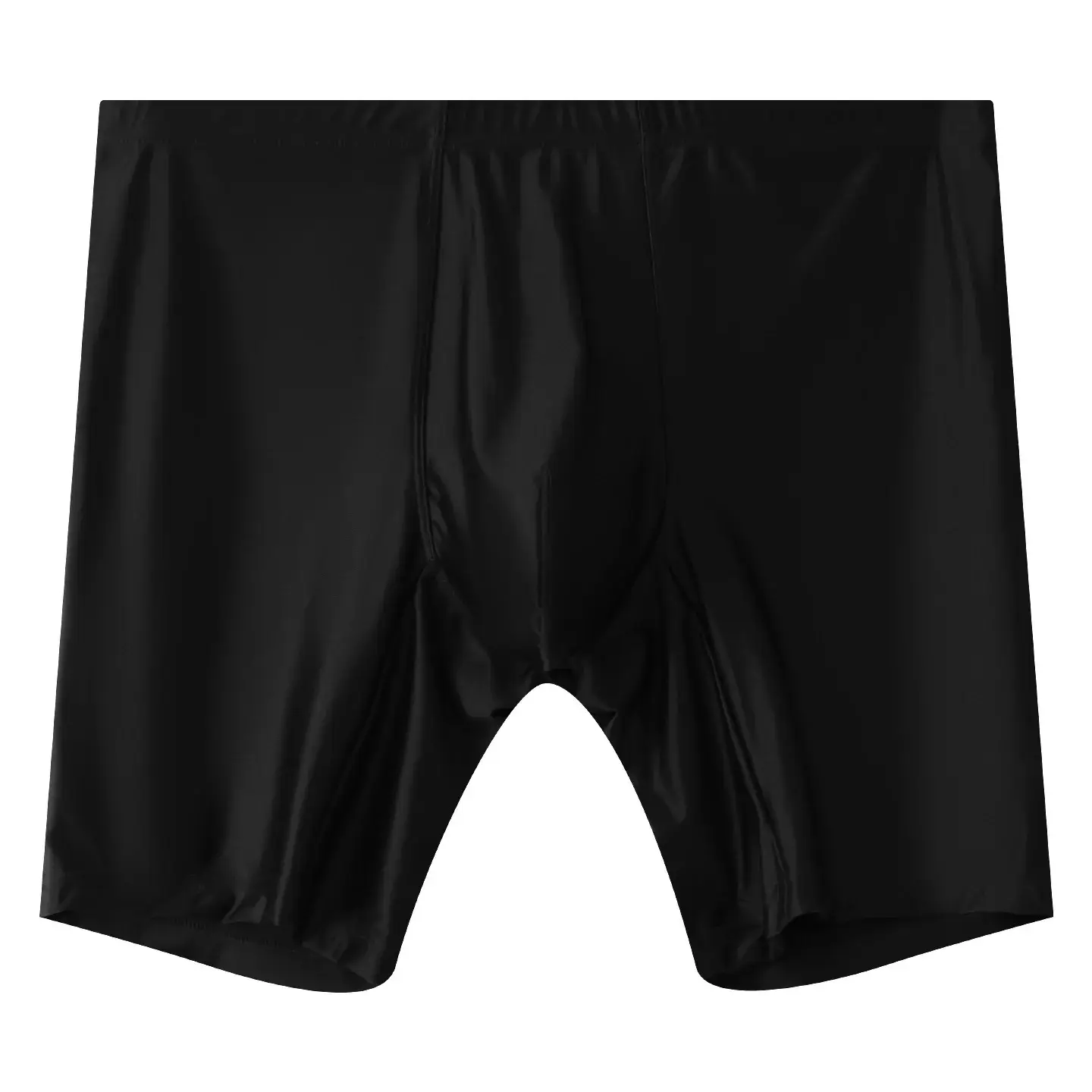 Boxer intimo uomo Uomo Solid Slim Ice Silk Pantaloncini gamba estesa Boxer Ropa Vita media Mutandine sportive Mutande maschili M-XXL — image 4
