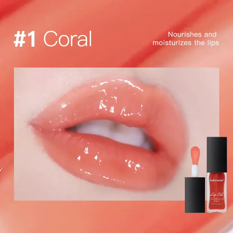 Lipgloss Mirror Lip Glaze Jelly Pout Lip Tint Long Lasting Moisturizing Shine Lipgloss Lip Makeup — image 7