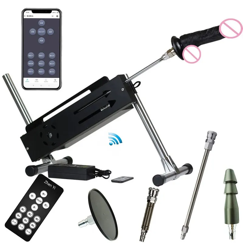 APP Intelligent Premium מכונות מין מערכת סיליקון דילדו דחף אהבה סקס מכונת שלט רחוק לעיסוי לנשים — image 10