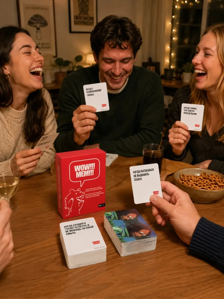 Gioco di carte Meme versione russa Divertente gioco di società con carte Meme Gioco da tavolo di deduzione sociale per amici e intrattenimento per la famiglia — image 6