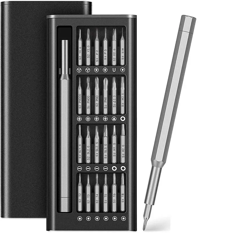 24 Trong 1 Cao Cấp Chính Xác Bộ Tua Vít Nhỏ Bộ Tua Vít Từ Tính Tua Vít Mini Bộ Sửa Chữa Sửa Chữa Điện Tử