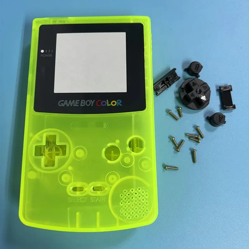 Новый цветной корпус Gameboy Gbc Shells, ограниченная серия, сменные корпуса, игровая периферия, аксессуары, светящиеся подарки на день рождения для мальчиков